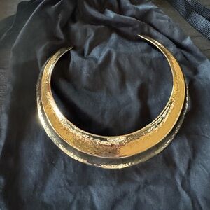 Anthropologie Textured Collar Necklace